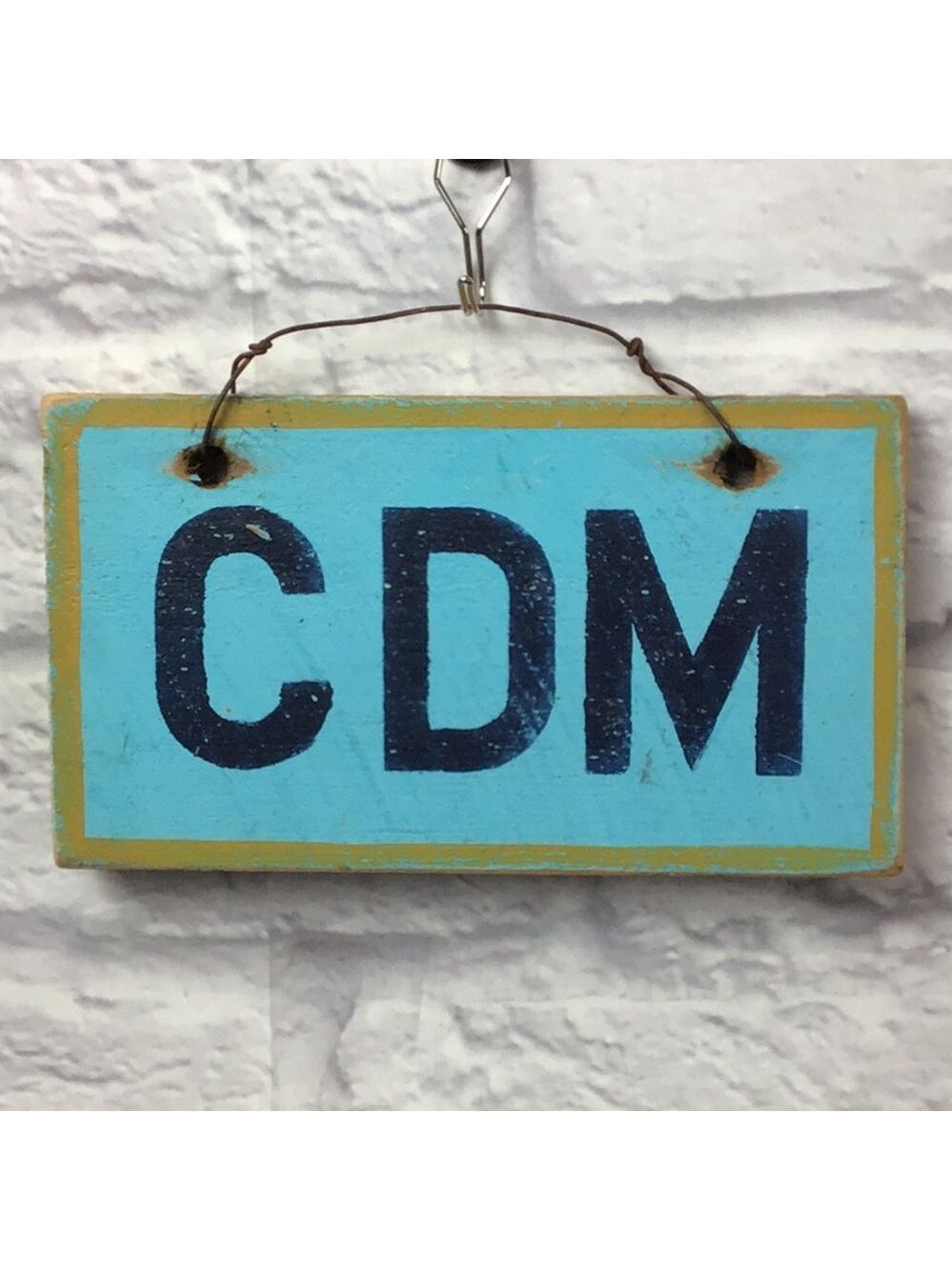 Rustic Corona Del Mar CDM Handmade sign The OC